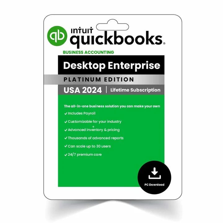 QuickBooks Desktop Enterprise 2024 - 5 Users